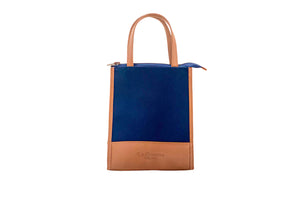 Image of the JR, a leather and Canvas Thermal Designer Handbag by La Coutts Toronto